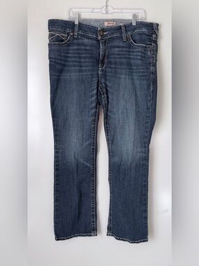 Ariat Women's Mid-Dark Blue mid side boot Jeans size 20WR